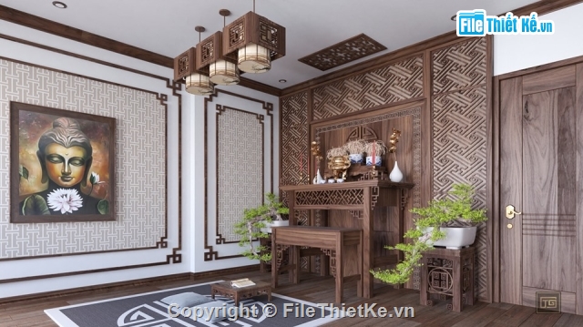 Model phòng thờ đẹp,Model sketchup phòng thờ,mẫu phòng thờ,phòng thờ đẹp,model phòng thờ,Su phòng thờ